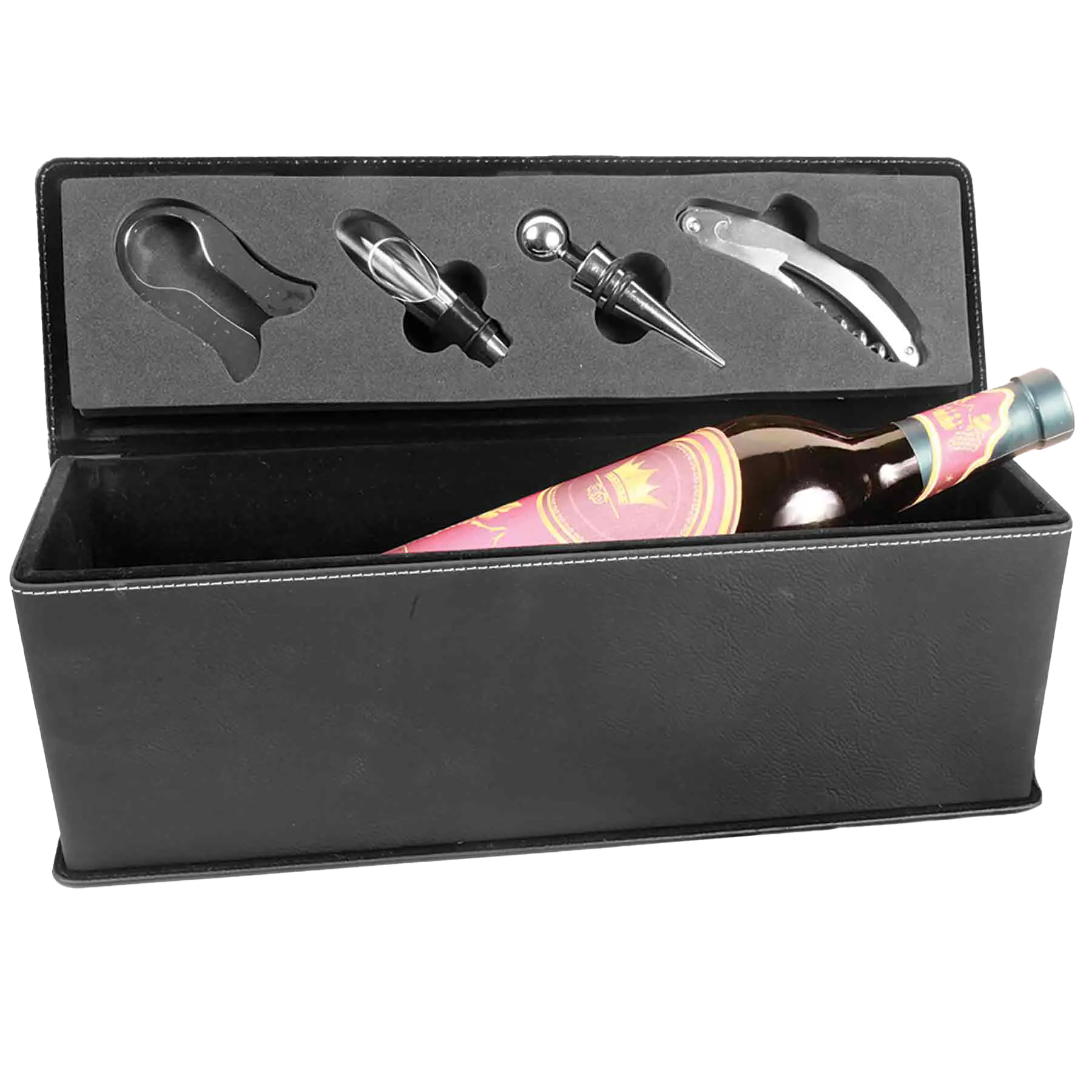Wine box with tools